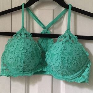 PINK Racerback Push Up Bra